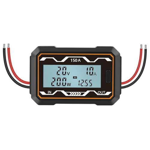 DC-Stromversorgungsmessgerät - DC 0-60V Volt Amp Watt Checker Tester - Es ist einfach, den Parameter durch den hochpräzisen Leistungsschanyzer zu lesen - Für Solar Power RC Power Windkraftbatterie DC-Stromversorgungsmessgerät - DC 0-60V Volt Amp Watt Checker Tester - Es ist einfach, den Parameter durch den hochpräzisen Leistungsschanyzer zu lesen - Für Solar Power RC Power Windkraftbatterie von Generic