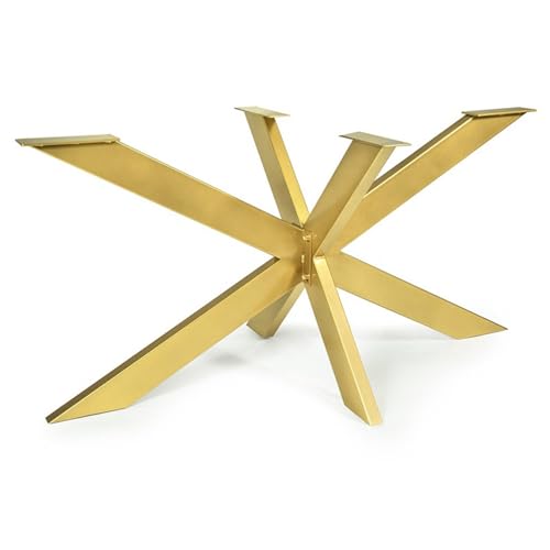 DIY Spider Tisch Gestell - Industrial Style Spinnenform Beine - Einfache Montage Metall Tischbeine - Esstisch Beine - Tischbeine Möbelbeine, pulverbeschichtete Stahlbeine (Gold, 85 * 80 * 72 DIY Spider Tisch Gestell - Industrial Style Spinnenform Beine - Einfache Montage Metall Tischbeine - Esstisch Beine - Tischbeine Möbelbeine, pulverbeschichtete Stahlbeine (Gold, 85 * 80 * 72 von Generic