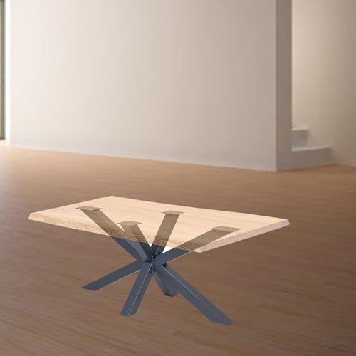 DIY Spider Tisch Gestell - Industrial Style Spinnenform Beine - einfache Montage Metall Tischbeine - Esstisch Beine - Tischbeine Möbelbeine, pulverbeschichtete Stahlbeine (98 * 40 * 43cm) von Generic