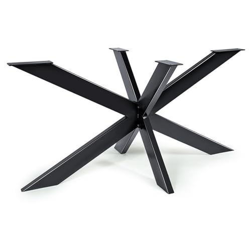 DIY Spider Tisch Gestell - Industrial Style Spinnenform Beine - einfache Montage Metall Tischbeine - Esstisch Beine - Tischbeine Möbelbeine, pulverbeschichtete Stahlbeine (Schwarz, 85 * 80 * DIY Spider Tisch Gestell - Industrial Style Spinnenform Beine - einfache Montage Metall Tischbeine - Esstisch Beine - Tischbeine Möbelbeine, pulverbeschichtete Stahlbeine (Schwarz, 85 * 80 * von Generic