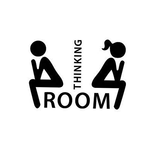 DIY Thinking Room WC-Sitz Badezimmer Aufkleber Home Kühlschrank Wandtattoo Art Decor Neu Freigegeben Nützlich und attraktiv von Generic