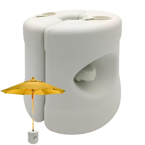 Dachbasisstand, runder Garten Parasol Stand - übernimmt eine Messgerät und eine obere Schlitzfunktion im Wind und verbessert sofort das Gewicht. von Generic