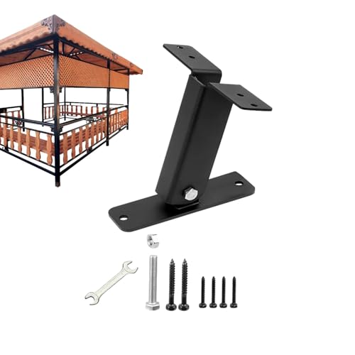 Dacherhöhungsträger - Terrassenüberdachung, Pergola | Halterungen - Set aus robusten Halterungen für Pavillondachsäulen, Dachgepäckträger verstellbar von Generic