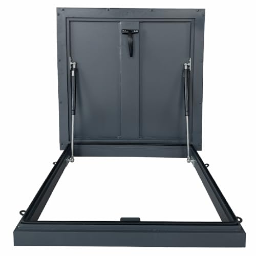 Dachlukendeckel Aluminiumschale Dachflächenfenster Nach Oben zu öffnen Dachfenster mit Griff für Flur Dachboden Einfach zu Installierende Dachlukendeckel Aluminiumschale Dachflächenfenster Nach Oben zu öffnen Dachfenster mit Griff für Flur Dachboden Einfach zu Installierende von Generic