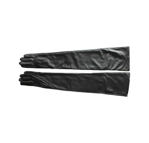 Damen Lange Lederhandschuhe Über Ellbogen Mode Schaffell Leder Touchscreen Handschuhe 60cm Fleecefutter, 60cm Fleece lining1, 7 12 Damen Lange Lederhandschuhe Über Ellbogen Mode Schaffell Leder Touchscreen Handschuhe 60cm Fleecefutter, 60cm Fleece lining1, 7 12 von Generic