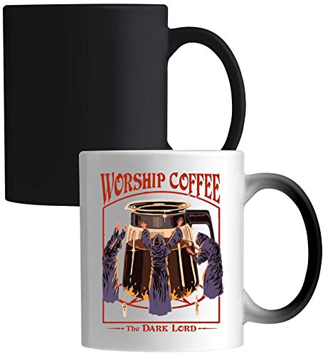 Dark Coffee Worship The Lord Ceramic Magic Mug von Generic