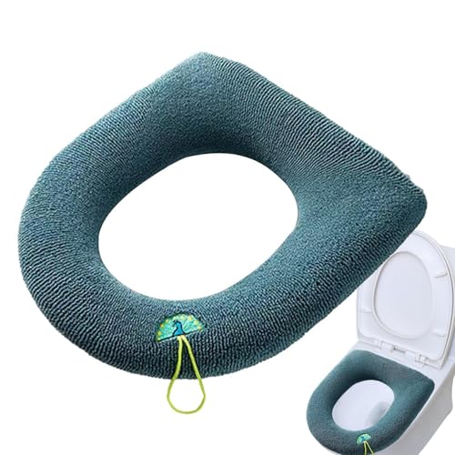 Deckel für Toilettensitze Soft für Toilettensitze | Waschbarer Und Dicker Badezimmerheizsitz Mit Heber, Elastisches WC-Sitzkissen, Komfortsitze Für Deckel D von Generic