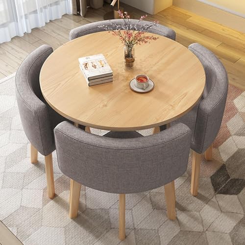 Definieren Sie Ihren Raum Neu Mit Einem Runden Set Aus Clubtisch Und -Stuhl Für Das Büro | Vielseitige Wohnzimmermöbel Für Meetings Und Verhandlungen | Stilvolles Und Funktionale, Gray von Generic