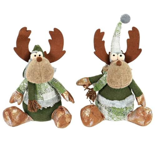 Deko Rentier Weihnachten Rentier Duo Türstopper 15 x 22 x 28 cm - 2er Set Deko Rentier Weihnachten Rentier Duo Türstopper 15 x 22 x 28 cm - 2er Set von Generic