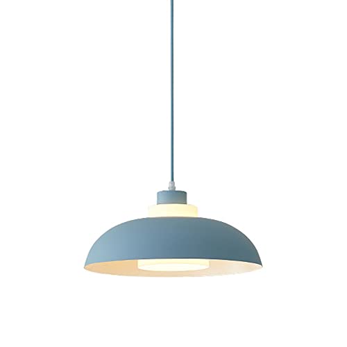 Dekorative Hängelampe Macaron mit einem Licht für den Nachttisch, mit farbigen Kuppeln, für Schlafzimmer, Acryl-Kronleuchter für Arbeitszimmer, Wohnzimmer und Beleuchtung. von Generic