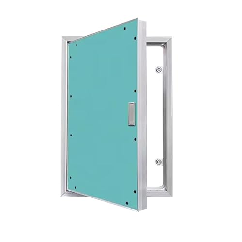 Dekorative Revisionsklappe Revisionstür aus Aluminium mit Versenktem Türgriff Überstreichbares Verdecktes Wartungsklappe Trockenbau ür Feuchträume und Wand(W 80 cm x H 150 cm) von Generic
