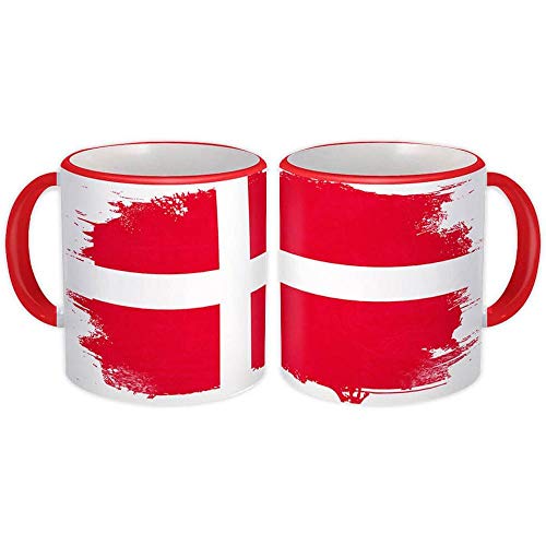 Denmark : Gift Mug Distressed Flag Vintage Danish Expat Country von Generic