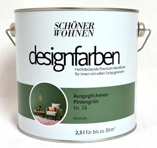 Designfarbe Ausgeglichenes Piniengrün Nr. 28 2,5 l von Generic