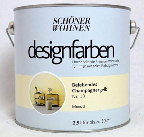 Designfarbe Belebendes Champagnergelb Nr. 13 2,5 l von Generic