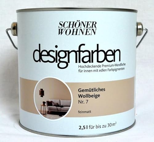 Designfarbe Gemütliches Wollbeige Nr. 7 2,5 l Designfarbe Gemütliches Wollbeige Nr. 7 2,5 l von Generic