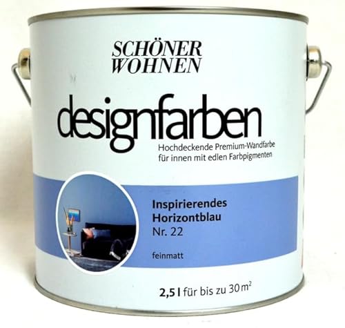 Designfarbe Inspirierendes Horizontblau Nr. 22 2,5 l von Generic