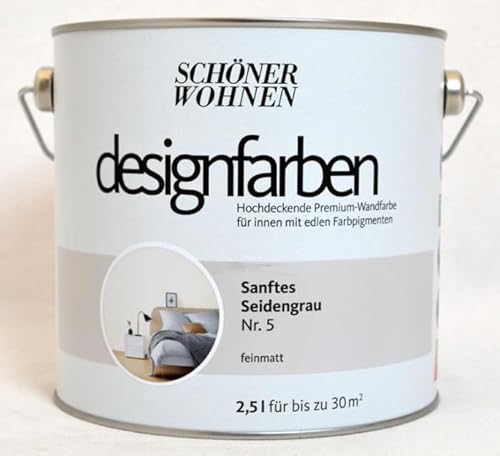 Designfarbe Sanftes Seidengrau Nr. 5 2,5 l von Generic