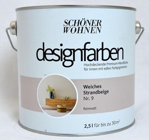 Designfarbe Weiches Strandbeige Nr. 9 2,5 l von Generic