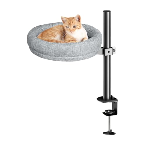 Desktop -Katzenbett - gemütliche Kätzchenmöbel, Haustiere gepolsterte Matte | Bequemes Tabletop -Rastregal, Cat Sleeping Spot für Office Desk Study Room Schlafsaal Schlafzimmer von Generic