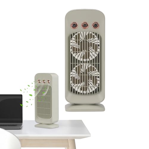 Desktop -Kühlventilator, Desktop -Klimaanlage - Schütteln Des Kopfes Tragbarer Luftbefeuchter Doppelmotor Luftkühler Für Outdoor -Fitnessstudio -Schlafzimmer Schlafzimmer Fahrzimmer Wohnzimmer Wohnzim von Generic
