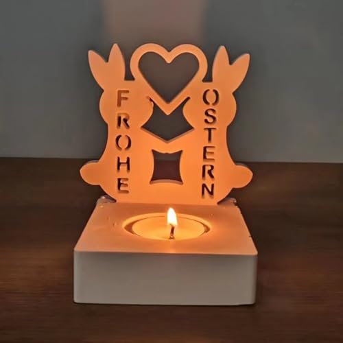 Deutsche Frohe Ostern Silikonform Kerzenhalter Teelichthalter Silikonformen Gießformen Ostern Deko Osterhasen Giessform Silikon Deutsche Frohe Ostern Silikonform Kerzenhalter Teelichthalter Silikonformen Gießformen Ostern Deko Osterhasen Giessform Silikon von Generic
