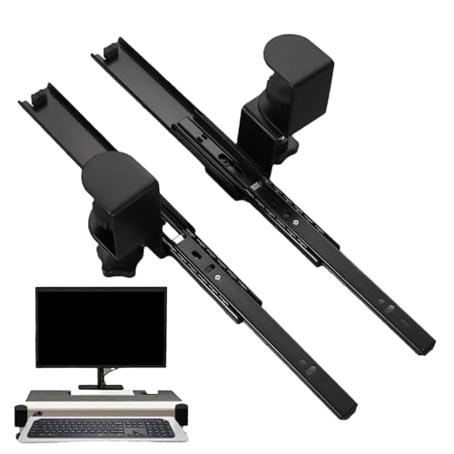 Dia-Tablett, Tastatur-Schublade, Führungsschiene aus Stahl, Lagerregal ohne Bohren, Gleiten unter Tisch mit glatter Gleitfunktion, perfe von Generic