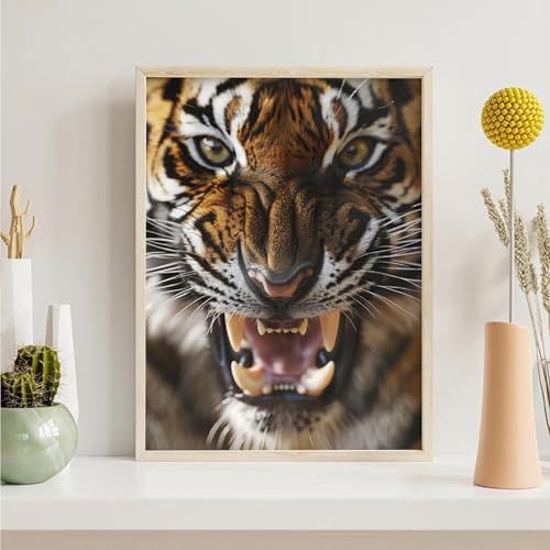 Diamond Painting Erwachsene Tiger 5D Tier Diamant Painting Bilder Diamond Art Set für Erwachsene Kinder, Komplettes DIY Diamant Malerei Malen Stickset, Kreuzstichbilder 60x80cm PjY4769 H-3 Diamond Painting Erwachsene Tiger 5D Tier Diamant Painting Bilder Diamond Art Set für Erwachsene Kinder, Komplettes DIY Diamant Malerei Malen Stickset, Kreuzstichbilder 60x80cm PjY4769 H-3 von Generic