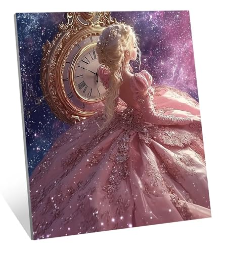 Diamond Painting Erwachsene Traum Diamond Painting Kinder, DIY Full Drill Prinzessin Diamant Malerei Erwachsene Set, Basteln Mädchen 7 10 Jahre Diamant Bilder, für Haus Dekoration 70x100 cm H-5368 von Generic