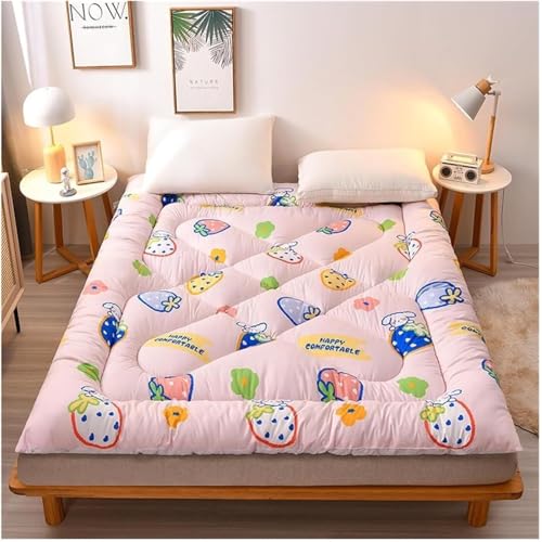 Dicke Futonmatratze, Japanische Tatami-Matte Aus Baumwolle, Tragbare, Faltbare Bodenschlafunterlage, Für Liege, Gästebett, Campingcouch Dicke Futonmatratze, Japanische Tatami-Matte Aus Baumwolle, Tragbare, Faltbare Bodenschlafunterlage, Für Liege, Gästebett, Campingcouch von Generic