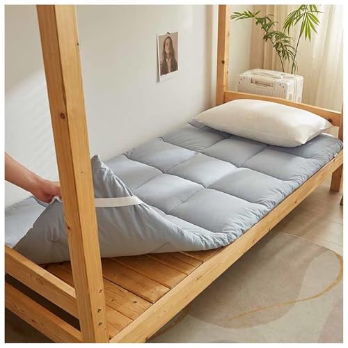 Dicke japanische Futon-Matratze, weiches, faltbares Bodenbett für Wohnzimmer und Reisen, vielseitig im Innen- und Außenbereich einsetzbar(Blue,180x200cm) von Generic