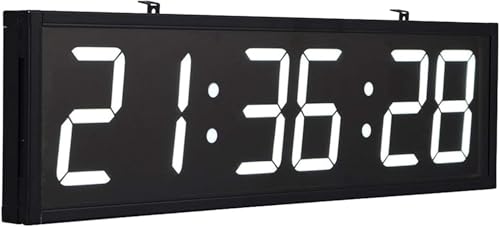 Digitale Led-fitnessuhr Mit Fernbedienung, Stoppuhr, Alarmen, Timer, Luftfeuchtigkeit Und Temperatur, 27,8 X 7,6 Zoll übergroße Wanduhr Für Büro, Zuhause, öffentliche Orte, St, White Digitale Led-fitnessuhr Mit Fernbedienung, Stoppuhr, Alarmen, Timer, Luftfeuchtigkeit Und Temperatur, 27,8 X 7,6 Zoll übergroße Wanduhr Für Büro, Zuhause, öffentliche Orte, St, White von Generic