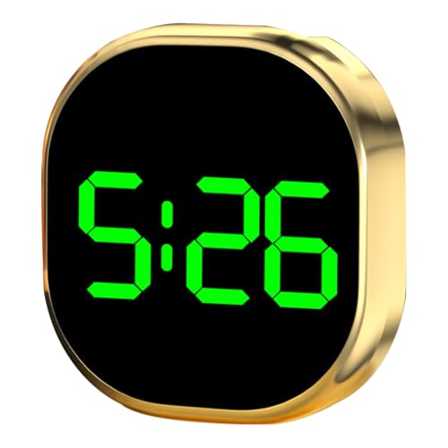 Digitale Uhr für - ABS LCD Stick auf der Fahrzeuguhr mit LCD-Display, transparenter LCD-Bildschirm, Armaturenbrett Uhr für LKW Auto von Generic