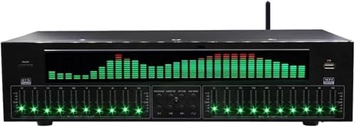 Digitaler 31-Band-Equalizer, Digitaler Audio-Stereo-Grafik-eq, Led-musikspektrumanalysator Mit Rauschunterdrückung Und 12 Rhythmusmustern von Generic