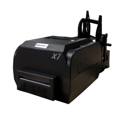 Digitaler Farbbanddrucker mit Farbbandhalter, Satinband-Druckmaschine, Farbband-Druckmaschine mit unterstützten Sprachen for Blumensträuße/Kunsthandwerk/Schleifen/Party/Hochzeit(Single Row) von Generic