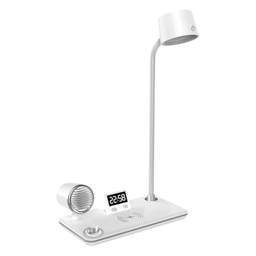 Digitales Schreibtischlicht - Touch-Steuerlampe, kabellose Ladehalterung | Time Display Time Display Lampe, 360 Grad einstellbare Beleuchtung mit modernem Design für Zuhause, Wohnzimmer Digitales Schreibtischlicht - Touch-Steuerlampe, kabellose Ladehalterung | Time Display Time Display Lampe, 360 Grad einstellbare Beleuchtung mit modernem Design für Zuhause, Wohnzimmer von Generic