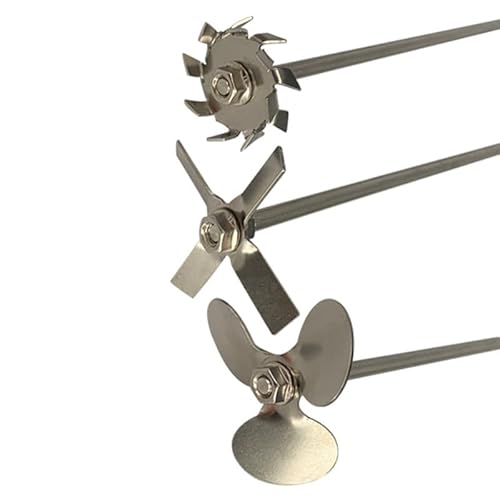 Dissolve Rührblatt für Elektrischen Labor-Mixer - 4-Blatt-Propeller aus Edelstahl 304(Triple blade: 8cm) von Generic