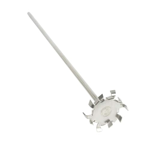 Dissolve Rührstab für Elektrischen Labor-Mixer 18 cm SS304 - Rührstab und Dispersionsscheibe für Labor und Industrie(6cmDispersion Disc+L250mmΦ8mm) von Generic