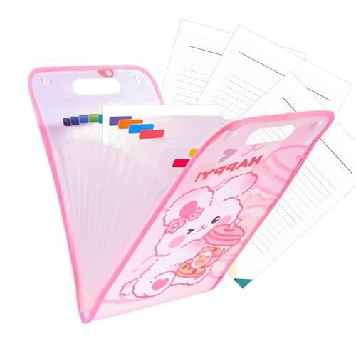Dokumenttasche - A4 -Dateibeutel Organizer Ordner | Tragbarer wiederverwendbarer Ordner | Dateiordner erweitern | Wasserdichtes Dokumentorganisator für Cash Teacher Business MEN School Offices Arbeits von Generic