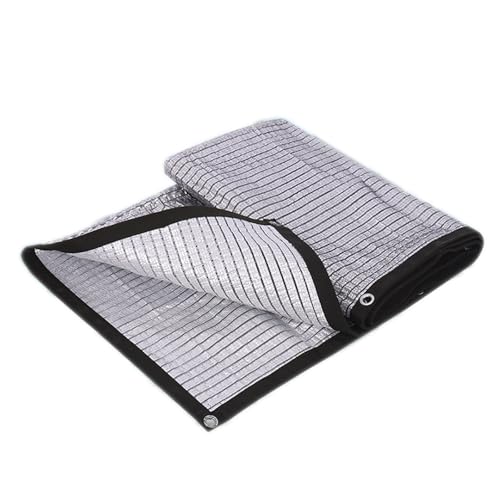 Doppellagiges Schattentuch Aus 75% Silber – Aluminet Sonnenschutznetz, Schattennetz für Gewächshäuser Blumen Pflanzen Terrassen Rasen 1x2.0m 2x2.0m 2x3.0m 3x4.0m 4x4.0m(2.0x6.0 m(6.6x19.7ft)) von Generic