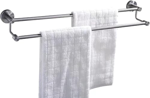 Doppelte Handtuchhalter 70cm 80cm 90cm 100cm, Edelstahl Wandmontage Badezimmer Handtuch Bar Rack Silber Handtuchhalter, Multi-Colored, 110cm Doppelte Handtuchhalter 70cm 80cm 90cm 100cm, Edelstahl Wandmontage Badezimmer Handtuch Bar Rack Silber Handtuchhalter, Multi-Colored, 110cm von Generic