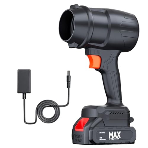 Drahtloser elektrischer Lüfter | Tragbarer leistungsstarker elektrischer Lüfter | Leichte komprimierte Staubwedel für Gartenreinigung Terrasse Wartung im Freien Reinigung Schneereinigung von Generic