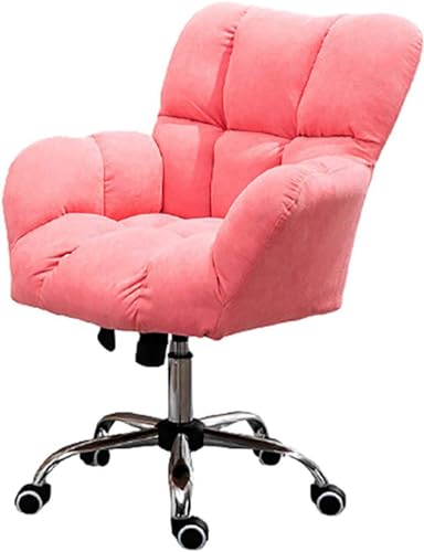 Drehbarer Schreibtischstuhl Ergonomischer Büroschreibtischstuhl, Drehstuhl Mit Lendenwirbelstütze, Computerstuhl Mit Mittlerer Rückenlehne Und Atmungsaktivem, Gepolstertem Sitz, Pink Drehbarer Schreibtischstuhl Ergonomischer Büroschreibtischstuhl, Drehstuhl Mit Lendenwirbelstütze, Computerstuhl Mit Mittlerer Rückenlehne Und Atmungsaktivem, Gepolstertem Sitz, Pink von Generic