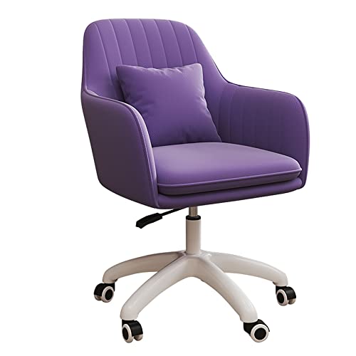 Drehstuhl Bürostuhl Für Chef, Samt Ergonomischer Drehstuhl Mit Armlehnen Und Rückenstütze Für Empfangs-Home-Office-Möbel von Generic