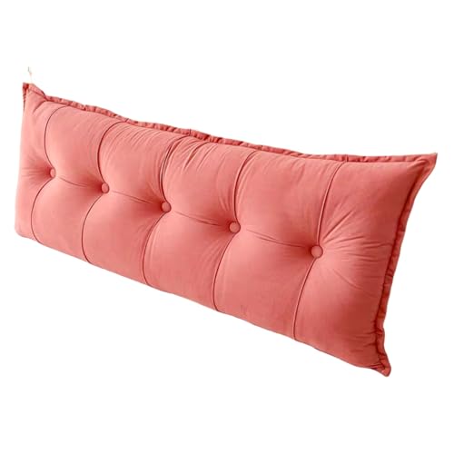 Dreieckigen Kissen Hohen Rückenlehne Kissen Hohen Rückenlehne Kissen Rückenlehne for Bett Perfekt AlsKissen Zum Fernsehen Und Lesen Gibt(Pink,180 * 50 * 15cm) von Generic