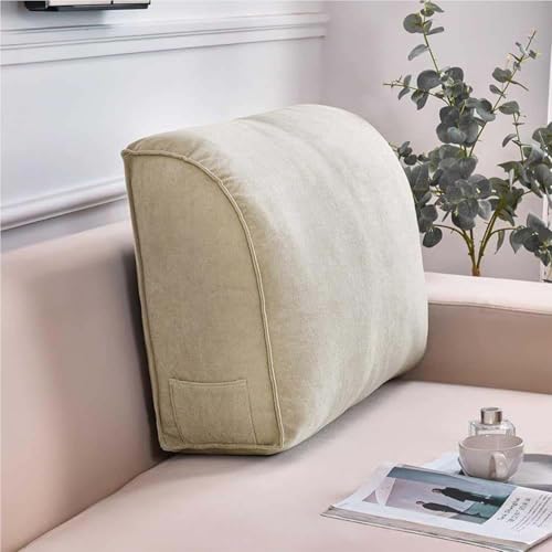 Dreieckiges Rückenlehne Kissen, Großes Keilkissen, Mit Tasche, Abnehmbar für einfache Reinigung, für Bett Perfekt AlsKissen Zum Fernsehen und Lesen Gibt Es in Vielen,004,60 * 45 * 20cm Dreieckiges Rückenlehne Kissen, Großes Keilkissen, Mit Tasche, Abnehmbar für einfache Reinigung, für Bett Perfekt AlsKissen Zum Fernsehen und Lesen Gibt Es in Vielen,004,60 * 45 * 20cm von Generic