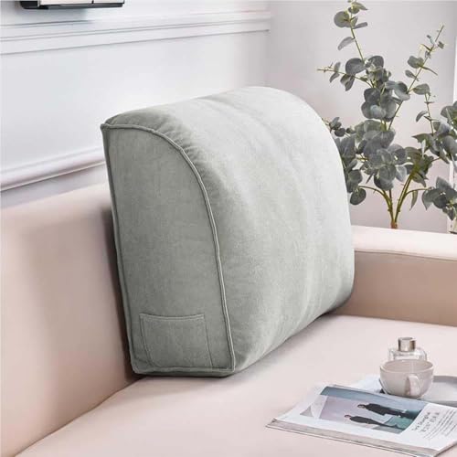 Dreieckiges Rückenlehne Kissen, Großes Keilkissen, Mit Tasche, Abnehmbar für einfache Reinigung, für Bett Perfekt AlsKissen Zum Fernsehen und Lesen Gibt Es in Vielen,007,60 * 45 * 20cm Dreieckiges Rückenlehne Kissen, Großes Keilkissen, Mit Tasche, Abnehmbar für einfache Reinigung, für Bett Perfekt AlsKissen Zum Fernsehen und Lesen Gibt Es in Vielen,007,60 * 45 * 20cm von Generic
