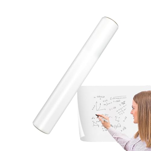 Dry Erase Board Aufkleber - Elektrostatische Tafel Tapete | Wasserdichte selbstklebende abnehmbare Whiteboard Papieraufkleber, glatte Schreibfolie für Heimschule Büro Klassenzimmer von Generic