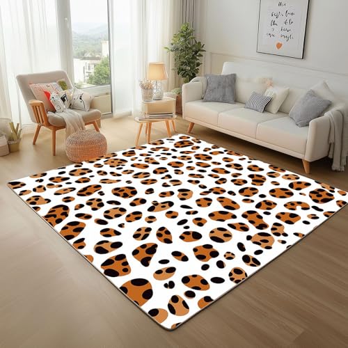 Dschungel Tiere-Leopard Teppich Läufer 180x240cm – UnregelmäßIge Geometrie Kurzflor Waschbar Teppich, Pflegeleicht, Extra Weich – Für Flur, Küche, Schlafzimmer Teppiche Dschungel Tiere-Leopard Teppich Läufer 180x240cm – UnregelmäßIge Geometrie Kurzflor Waschbar Teppich, Pflegeleicht, Extra Weich – Für Flur, Küche, Schlafzimmer Teppiche von Generic