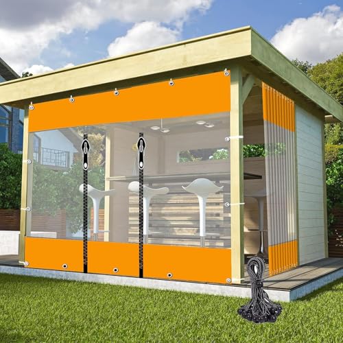 Durchsichtiger Vinylvorhang Mit Plane Pel D Reißverschlusstür, 0,5 Mm Hochleistungs-pavillon Side Pels Patio Elosure Mit Ösen, Elastische Schnur, Clear, 4.92x6.56'/1.5x2m Durchsichtiger Vinylvorhang Mit Plane Pel D Reißverschlusstür, 0,5 Mm Hochleistungs-pavillon Side Pels Patio Elosure Mit Ösen, Elastische Schnur, Clear, 4.92x6.56'/1.5x2m von Generic