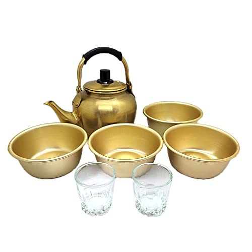 Durx-litecrete i makkoli Kettle Bowl Soju Schnapsglas-Set von Generic